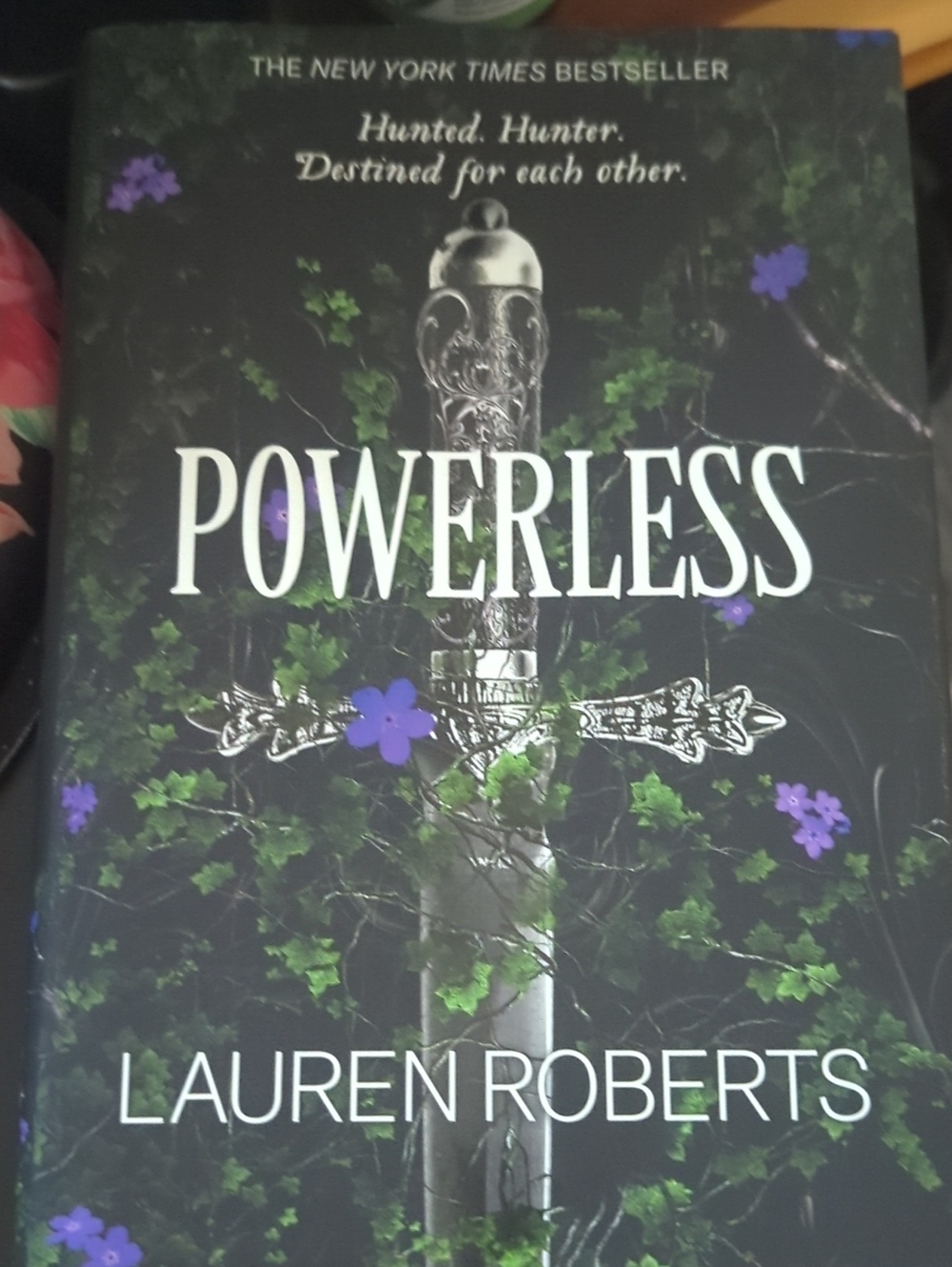 POWERLESS Hardcover Book - Black with Green & Purple Cover